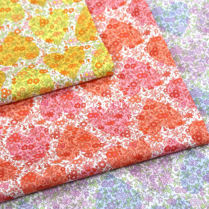 Liberty of London (Cotton Tana Lawn Fabric) - Chamomile Hearts