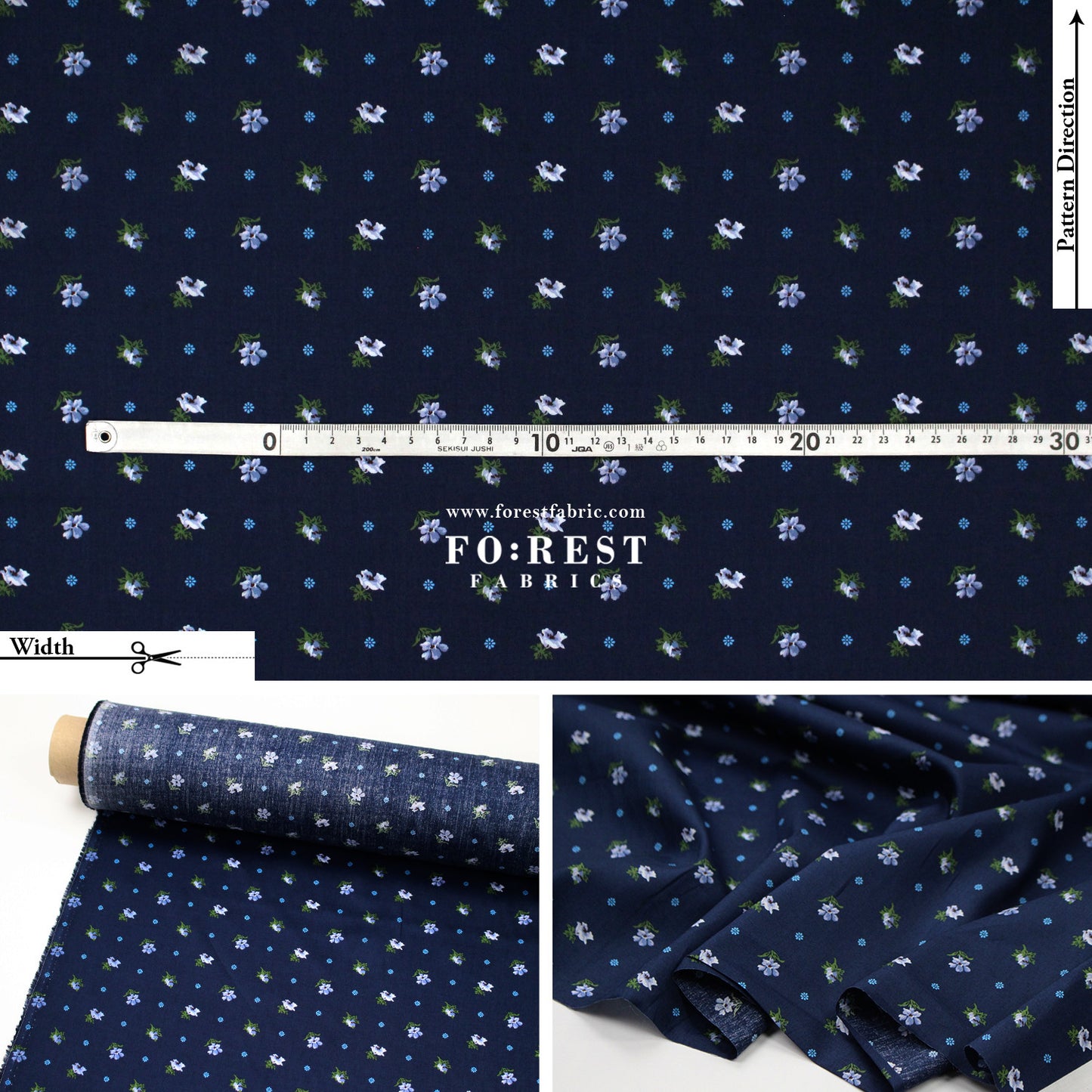 Liberty of London (Tana Lawn™ Cotton Fabric) - Clio