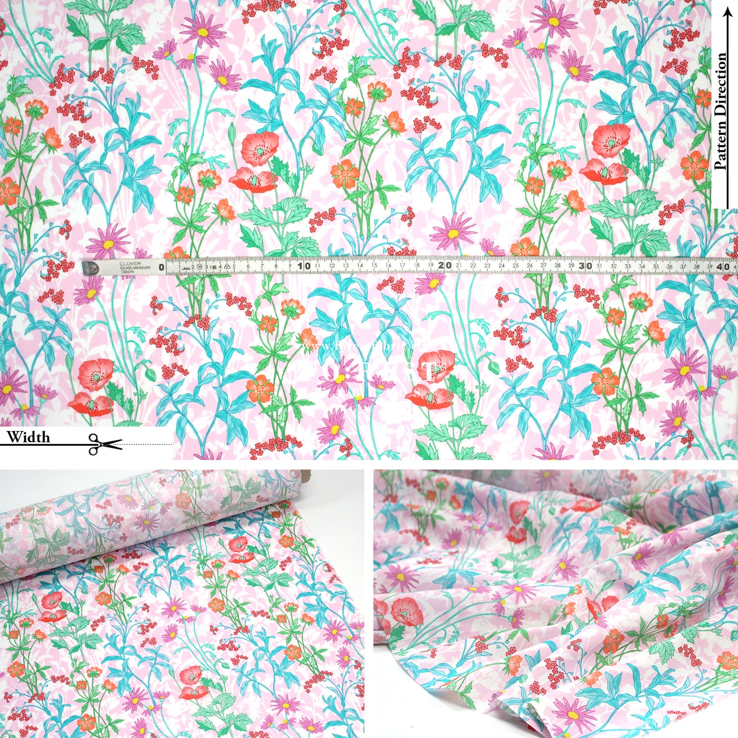 Liberty of London (Cotton Tana Lawn Fabric) - Ophelia