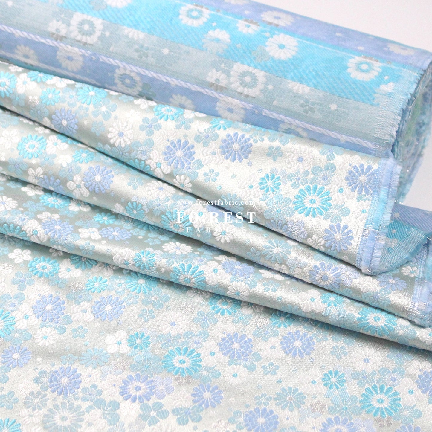 Gold Brocade - chrysanthemum fabric