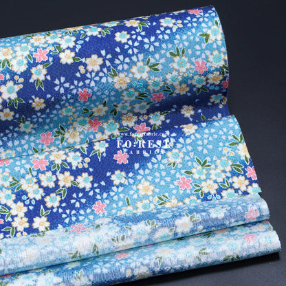 Ichikoshi crepe -  Sakura fabric 6