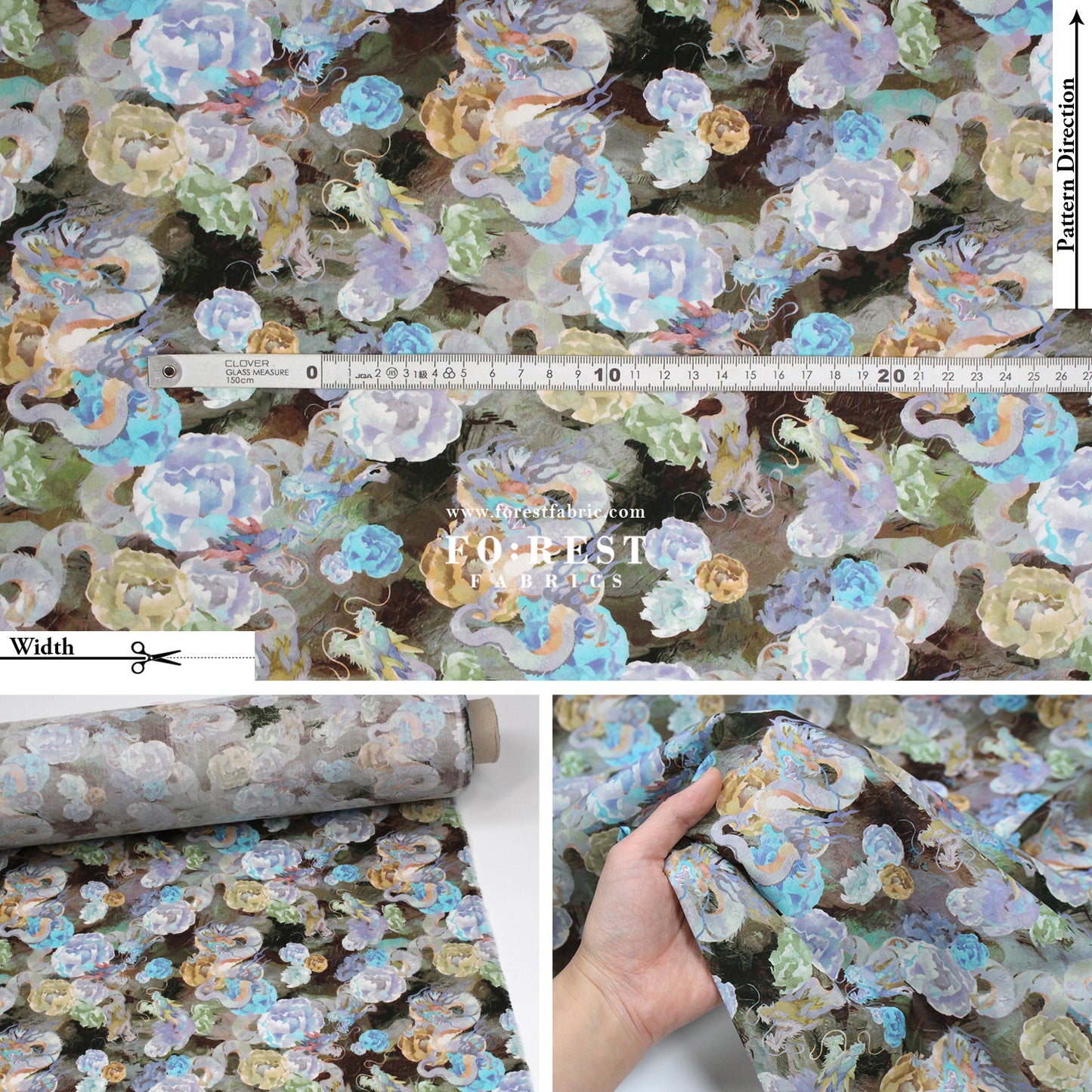 Liberty of London (Cotton Tana Lawn Fabric) - Endless Song