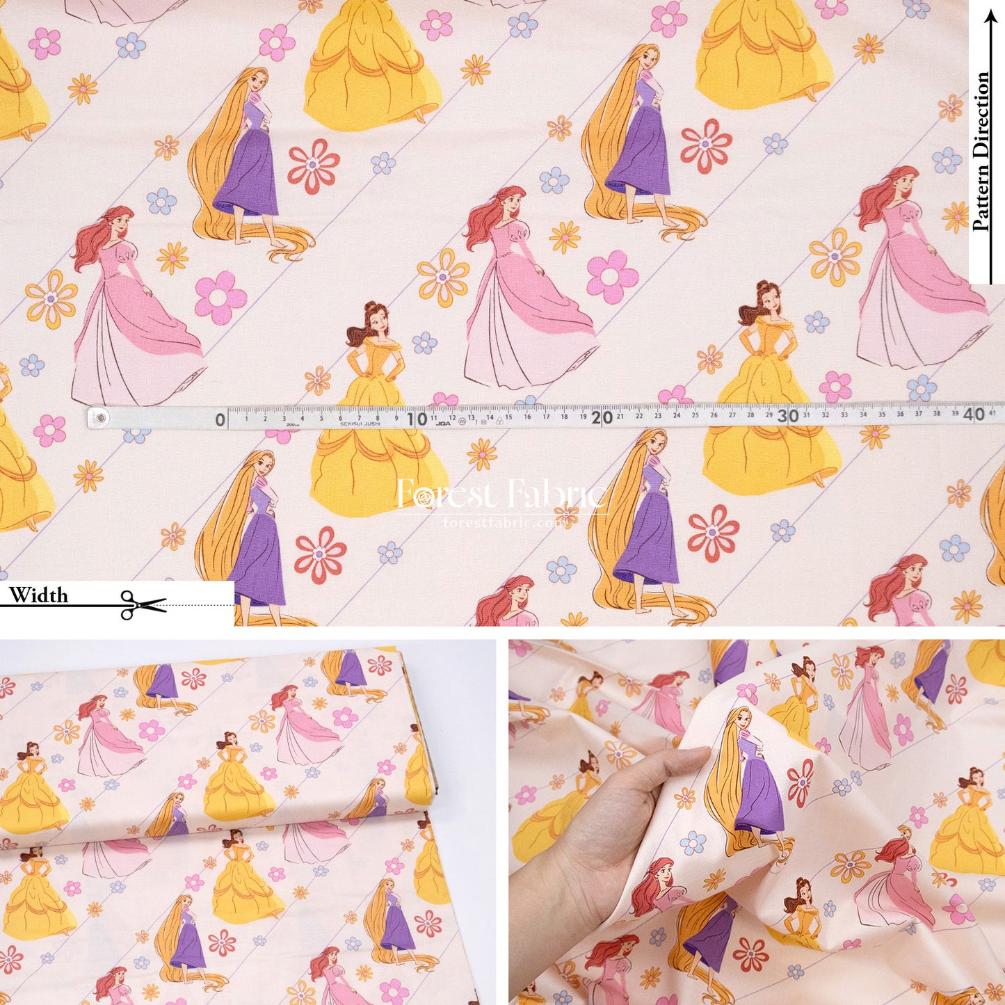 cotton - Princess fabric