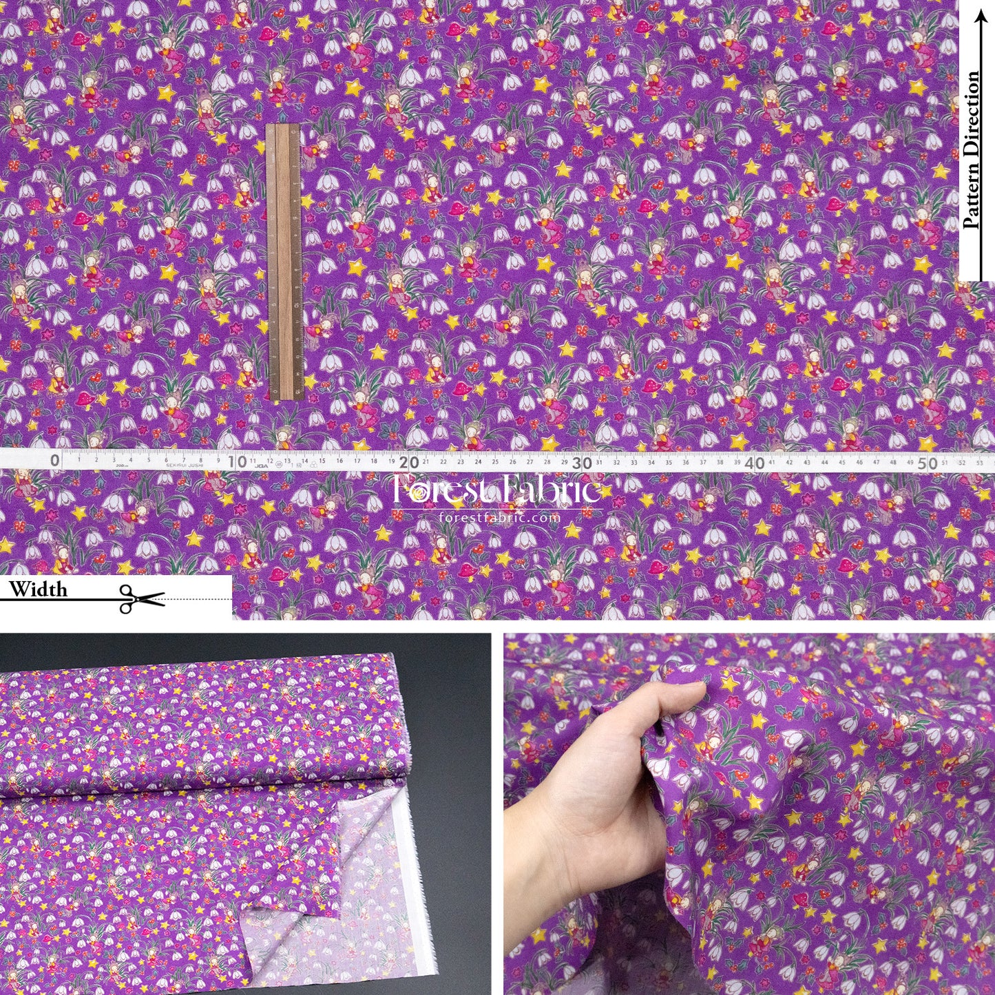 Liberty of London (Cotton Tana Lawn Fabric) - Liberty Elves