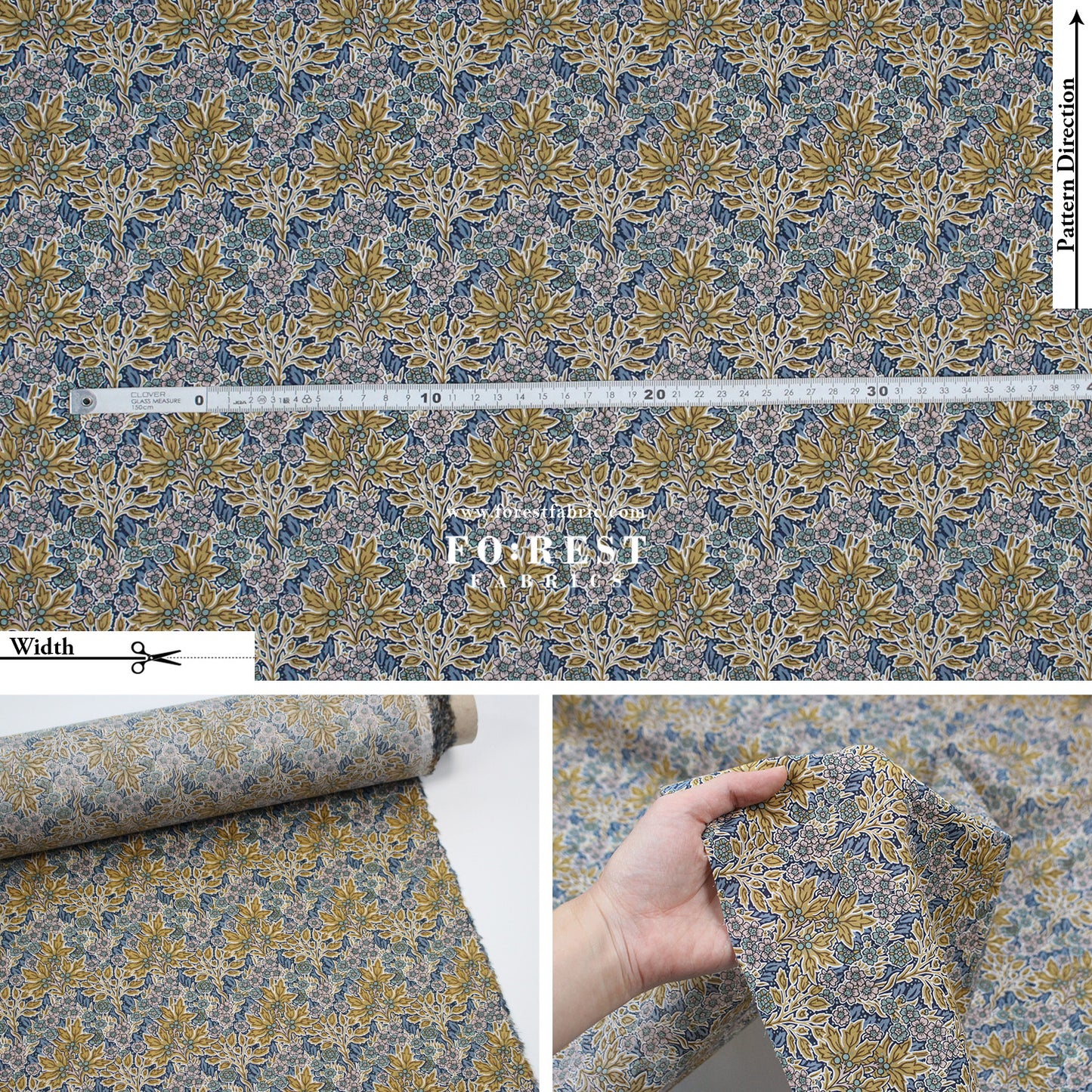 Liberty of London (Cotton Tana Lawn Fabric) - Aubrey Forest A