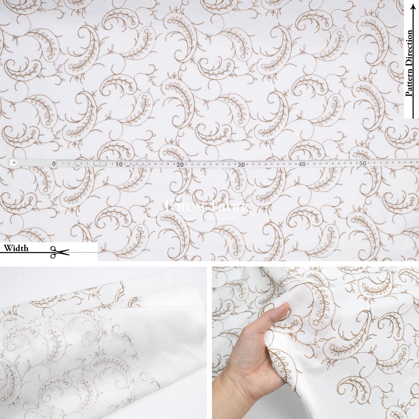 embroidery cotton - Delicate Vine