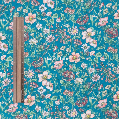 Liberty of London (Silk Satin fabric) - Rachel Meadow