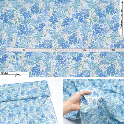 Liberty of London (Cotton Tana Lawn Fabric) - sea blossoms