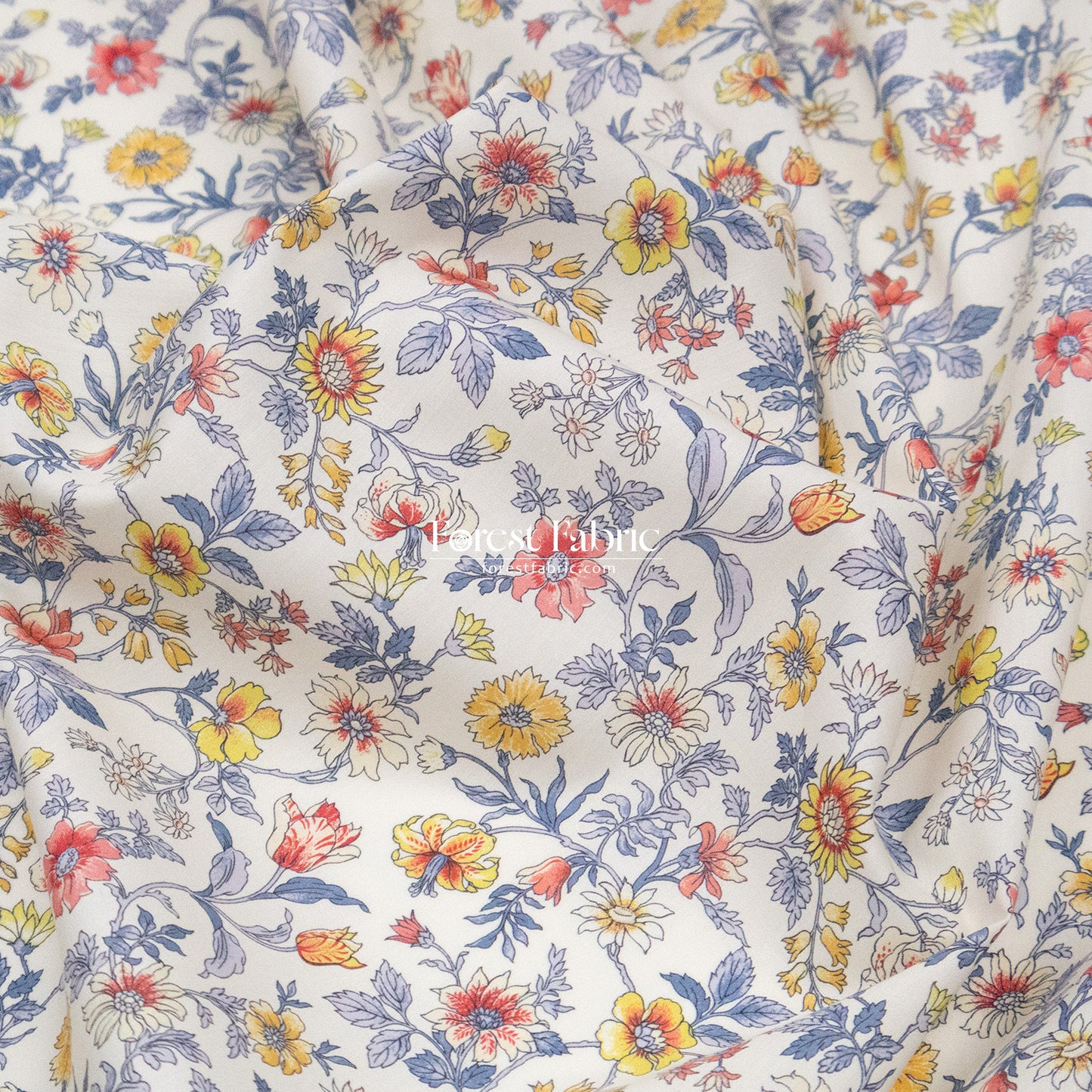 Liberty of London (Cotton Tana Lawn Fabric) - Tiger Lily