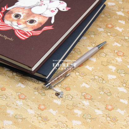 Gold Brocade - Rabbit Cloud fabric Gold