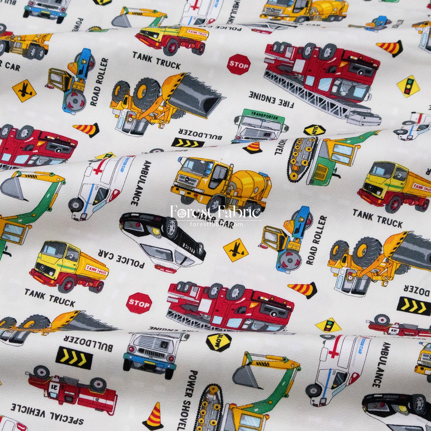 oxford - Rescue & Construction Vehicles fabric