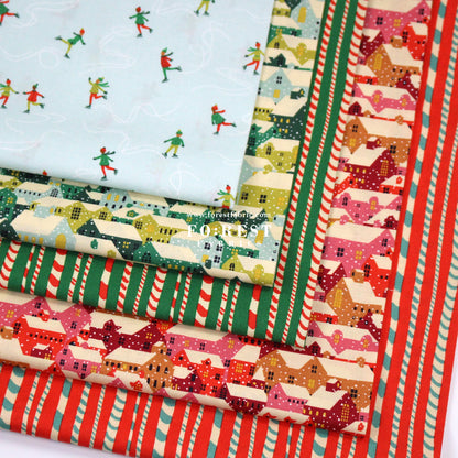 Quilting Liberty - Candy Cane Stripe fabric B