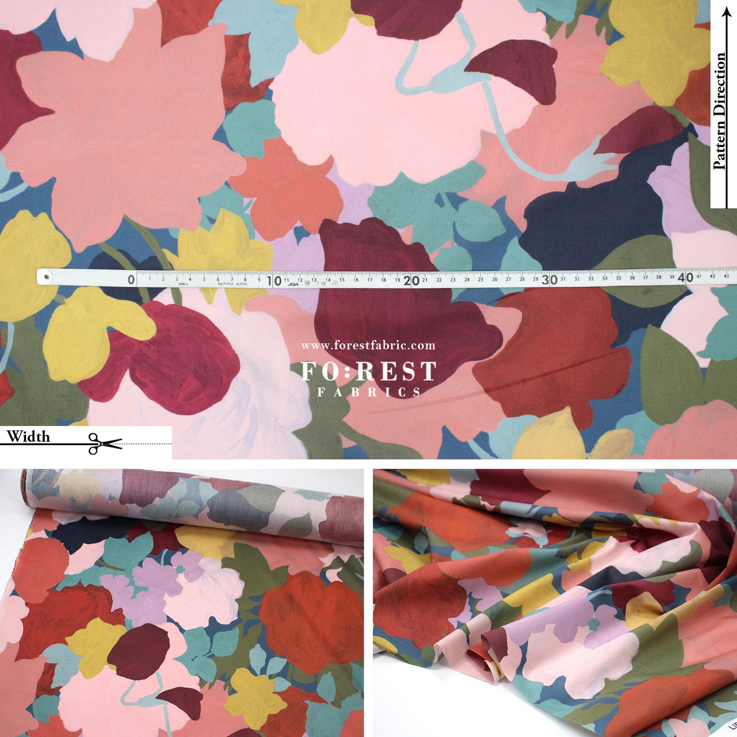 Liberty of London (Tana Lawn™ Cotton Fabric) - Marina's Tea Garden