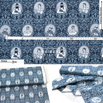 cotton - Sailor Salty Colony fabric
