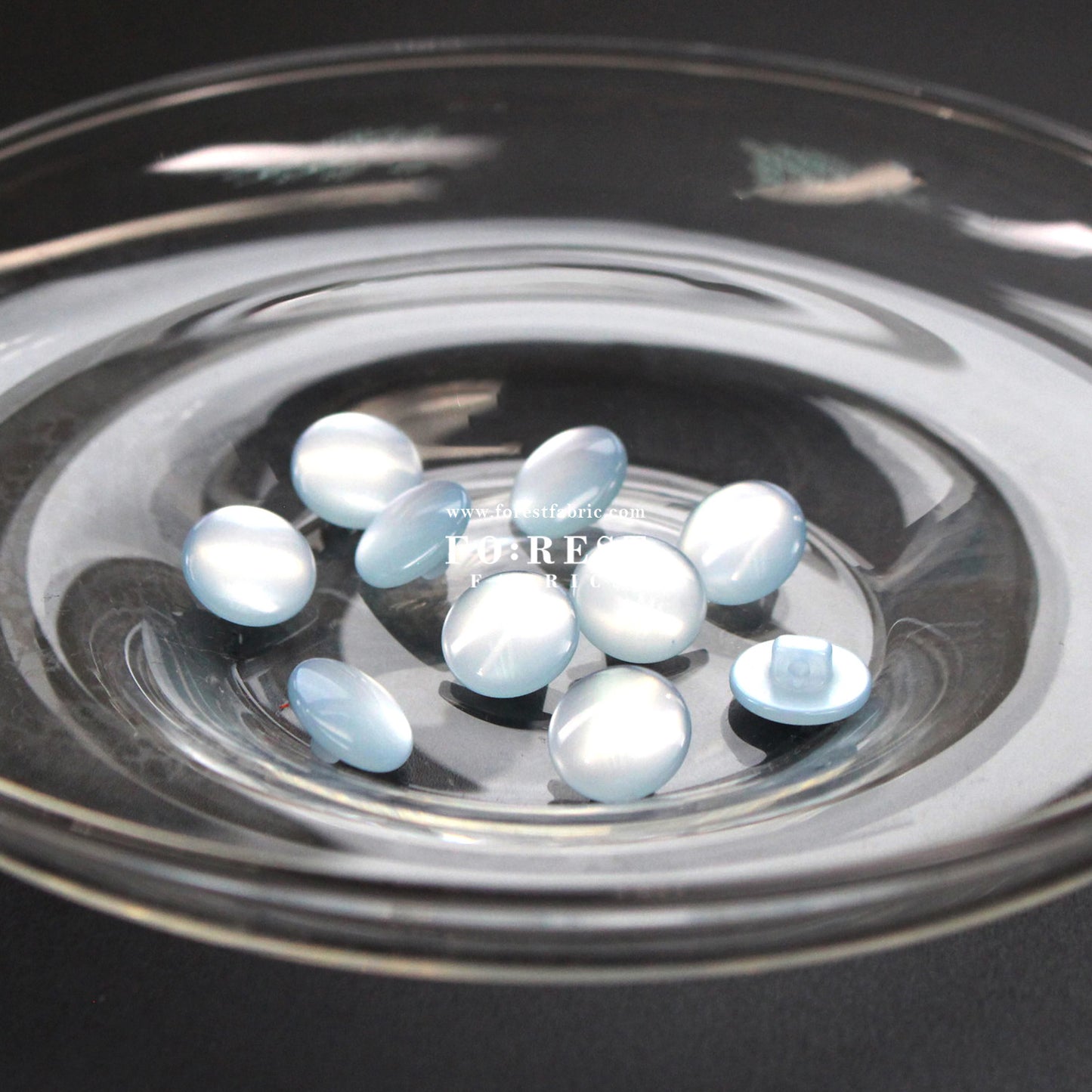 Blue Cat Eye Buttons
