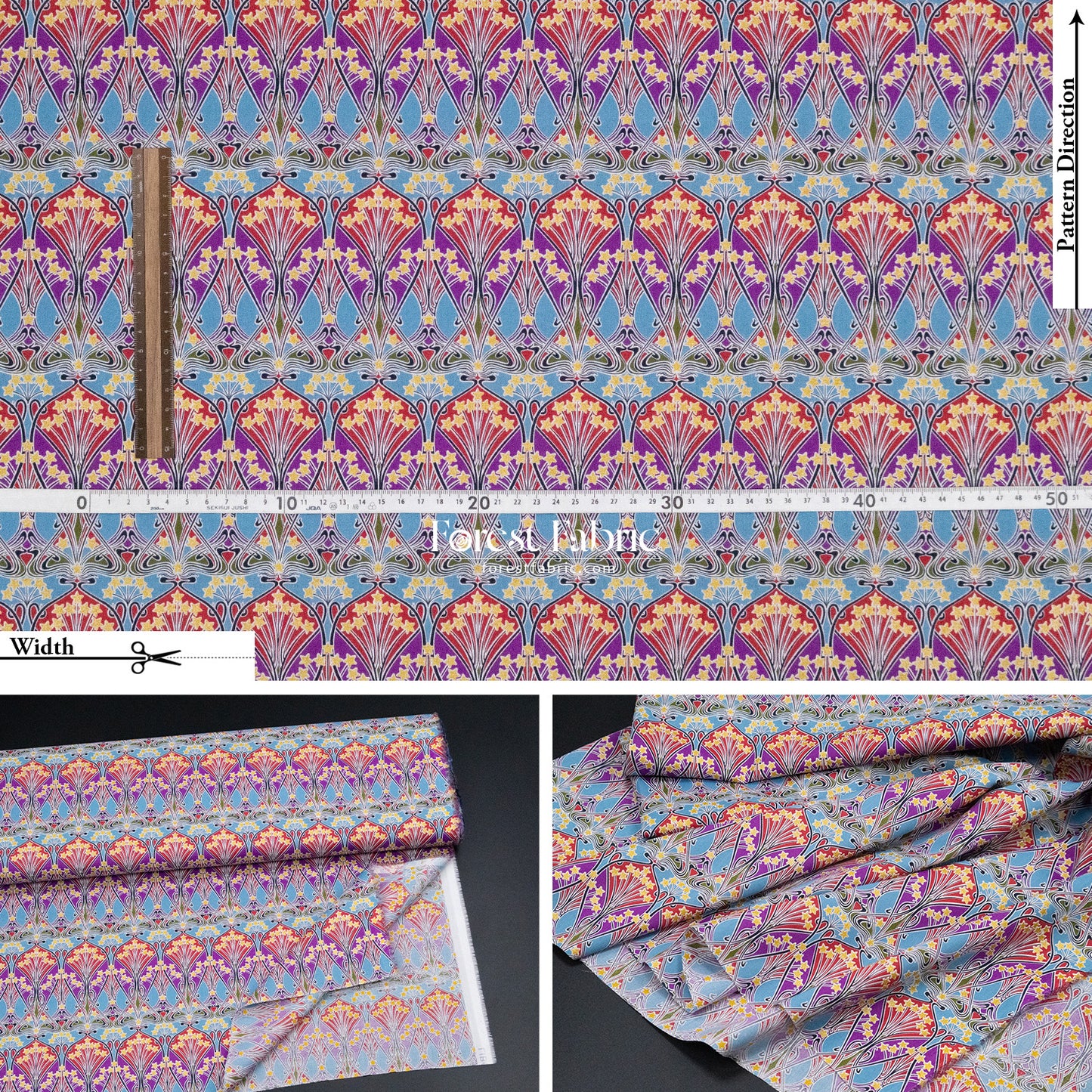 Liberty of London (Cotton Tana Lawn Fabric) - Ianthe Spakle