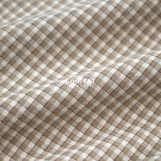 Yarn dyed cotton - Grid fabric
