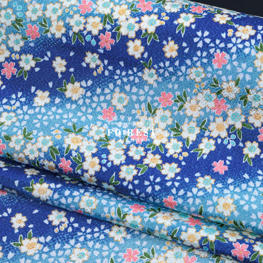 Ichikoshi crepe -  Sakura fabric 6