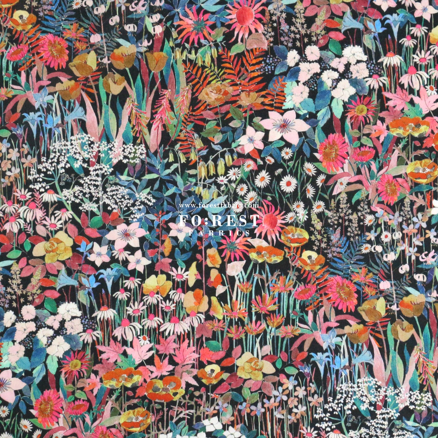Liberty of London (Cotton Tana Lawn Fabric) - Faria Flower Small