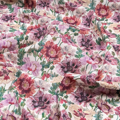 Liberty of London (Cotton Tana Lawn Fabric) - Poppy Amelie