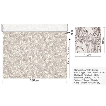 Liberty of London (Cotton Tana Lawn Fabric) - Infinite iris