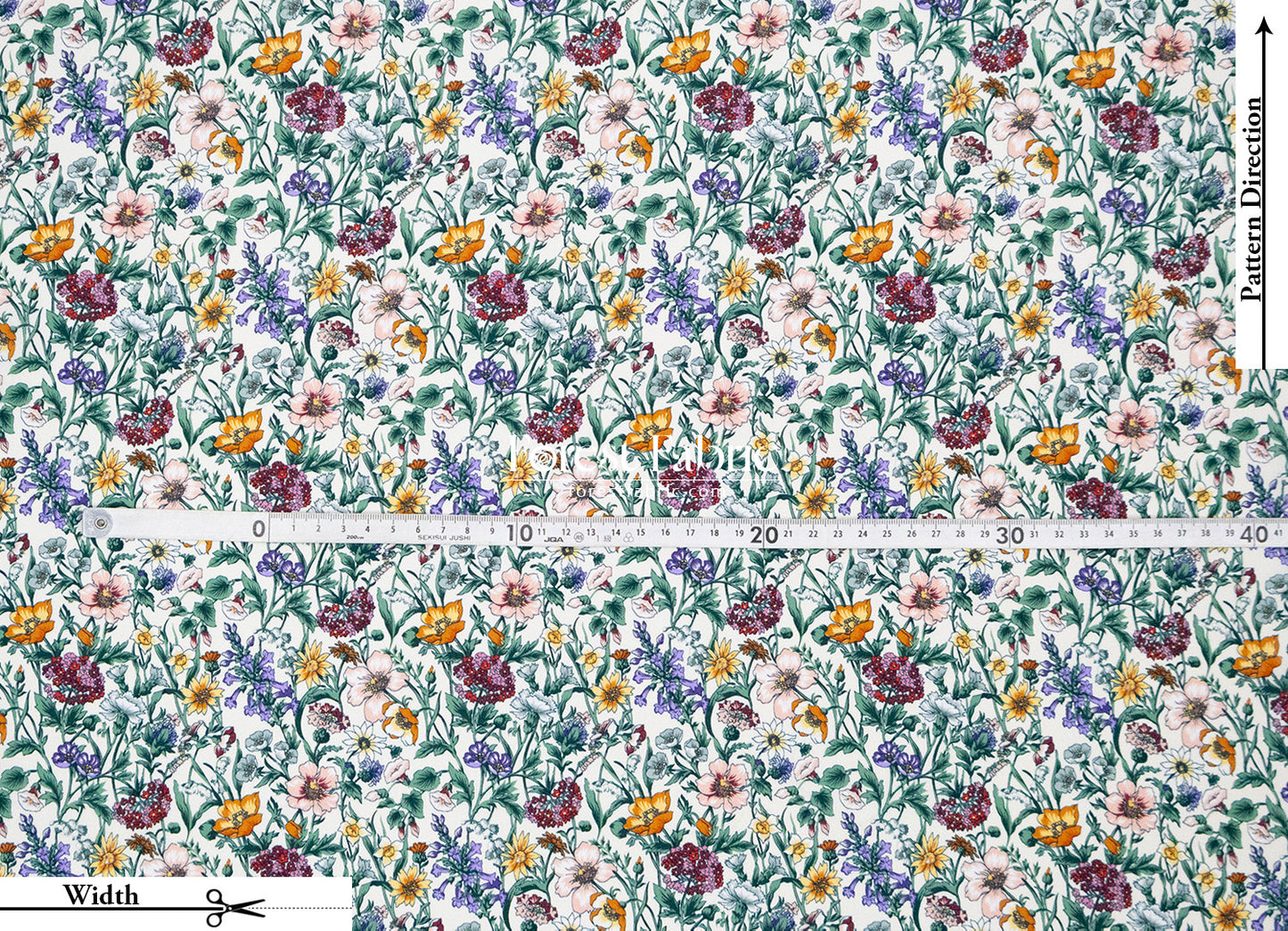Liberty of London (Silk Crepe de Chine) - Rachel Meadow