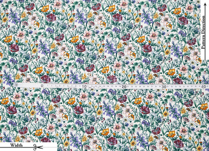 Liberty of London (Silk Crepe de Chine) - Rachel Meadow