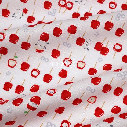 Dobby - Apple Candy Shima-enaga fabric