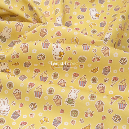 Liberty of London (Cotton Tana Lawn Fabric) - Miffy A SWEET BIRTHDAY