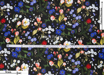 Liberty of London (Silk Satin fabric) - Heidi