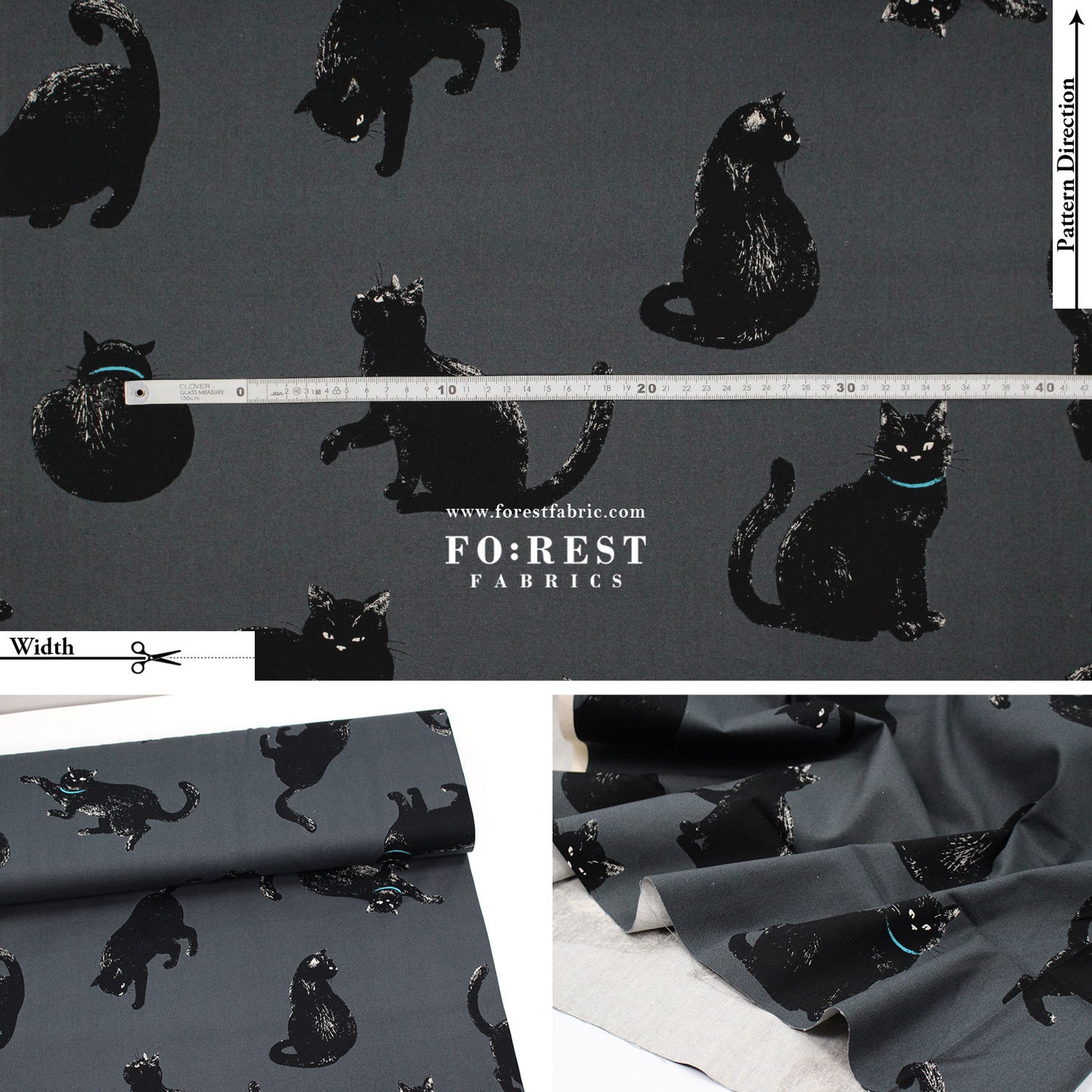 oxford - Lazy Cats fabric
