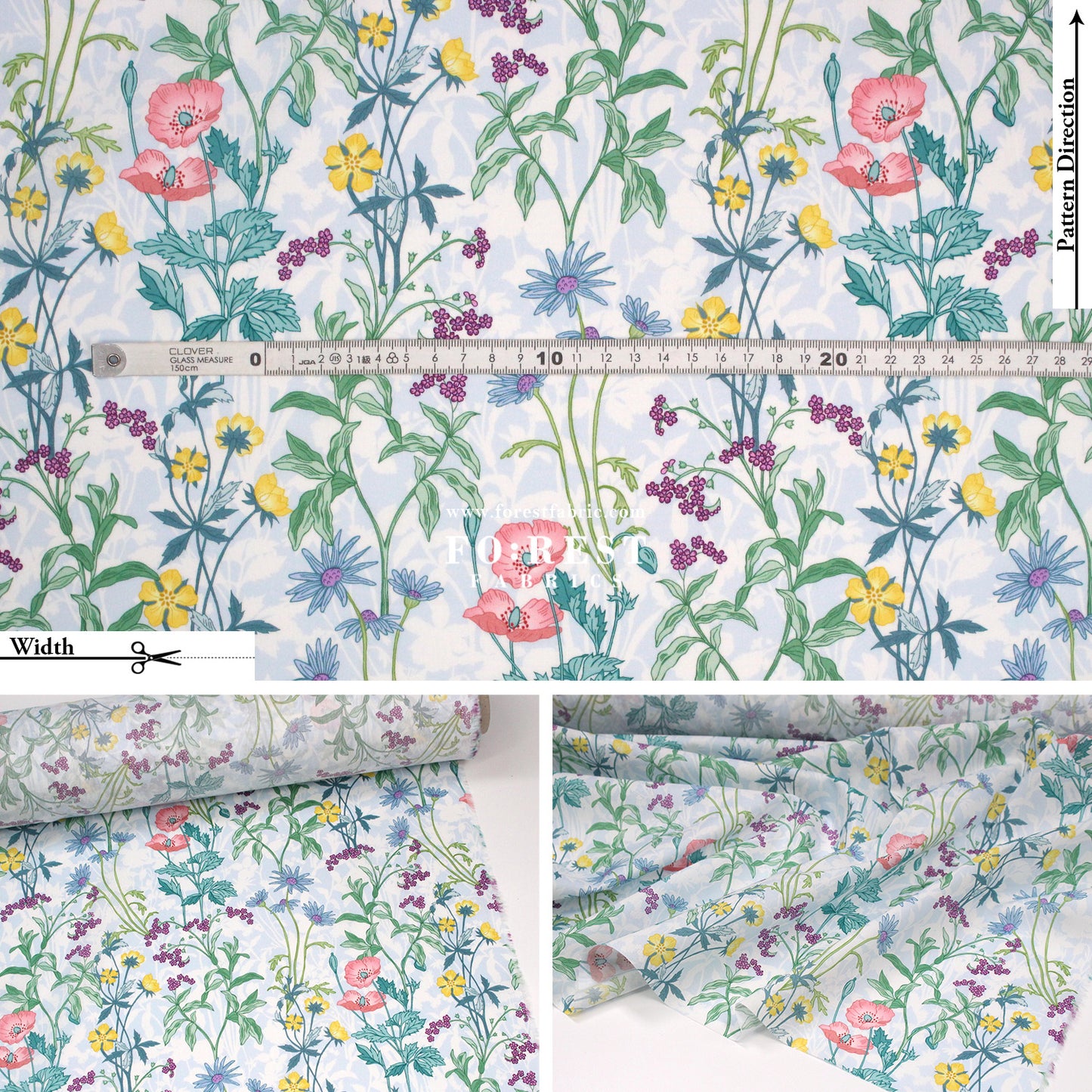 Liberty of London (Cotton Tana Lawn Fabric) - Ophelia