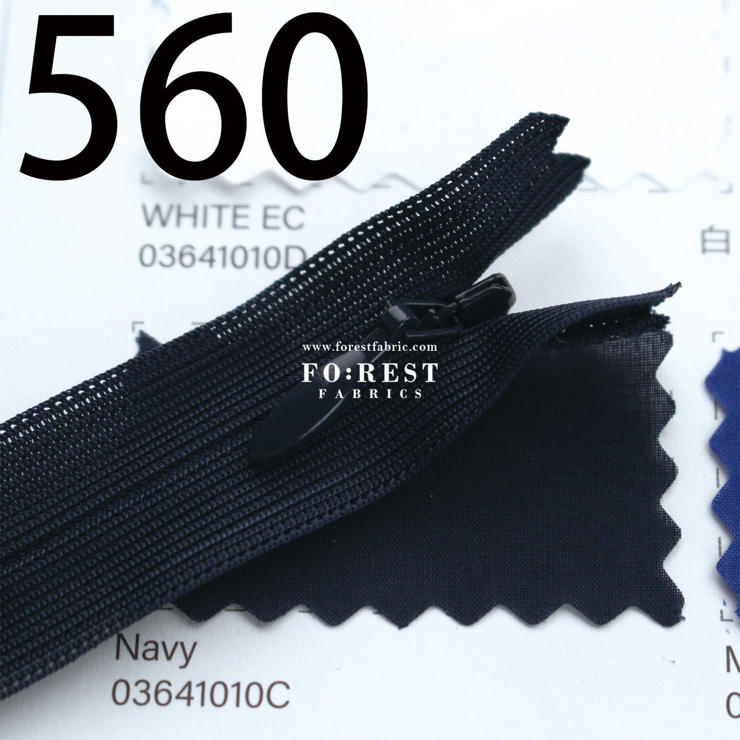 YKK25cm Invisible Zipper 服裝隱形拉鍊