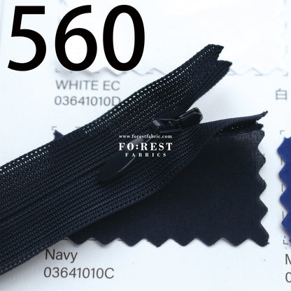 YKK25cm Invisible Zipper 服裝隱形拉鍊