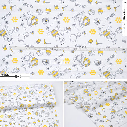cotton - Pooh fabric 1