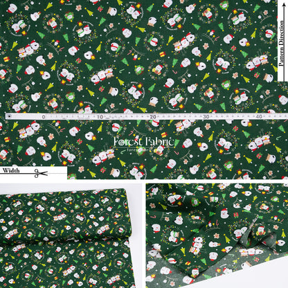 cotton -  Christmas Snowbird fabric