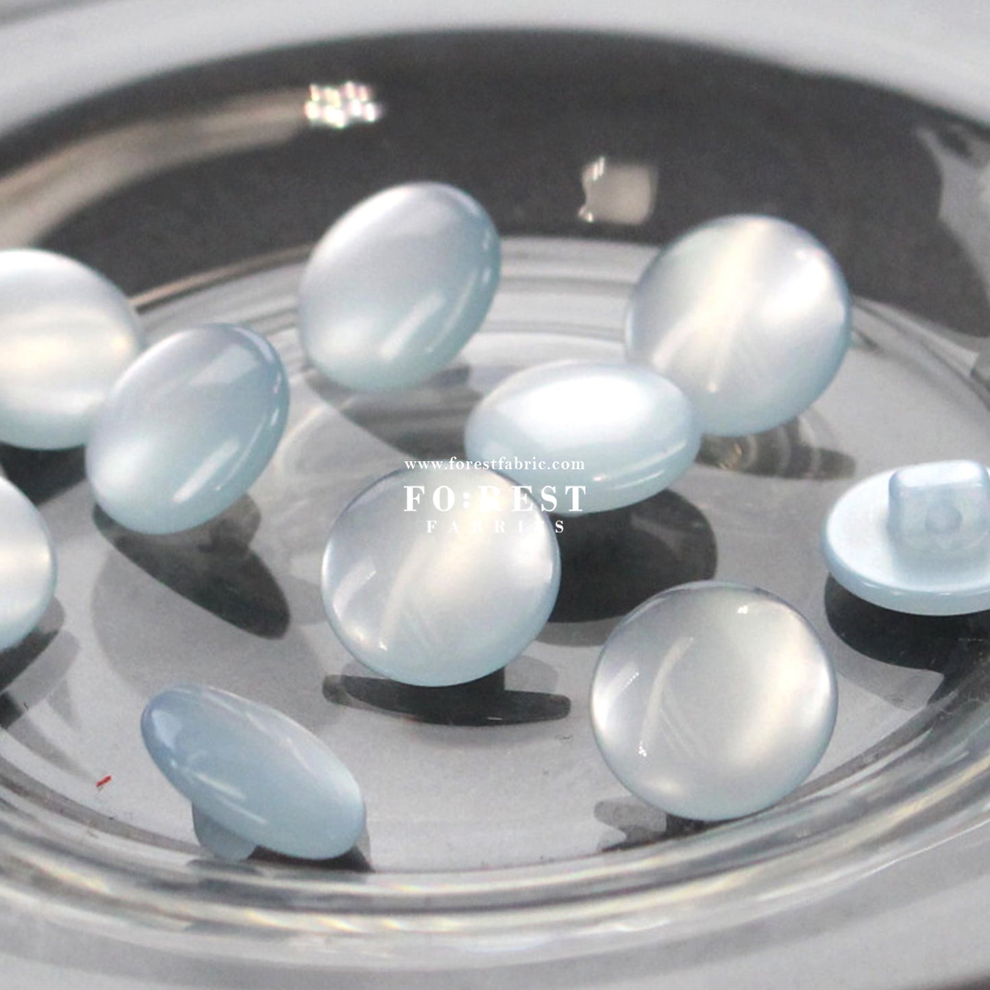 Blue Cat Eye Buttons
