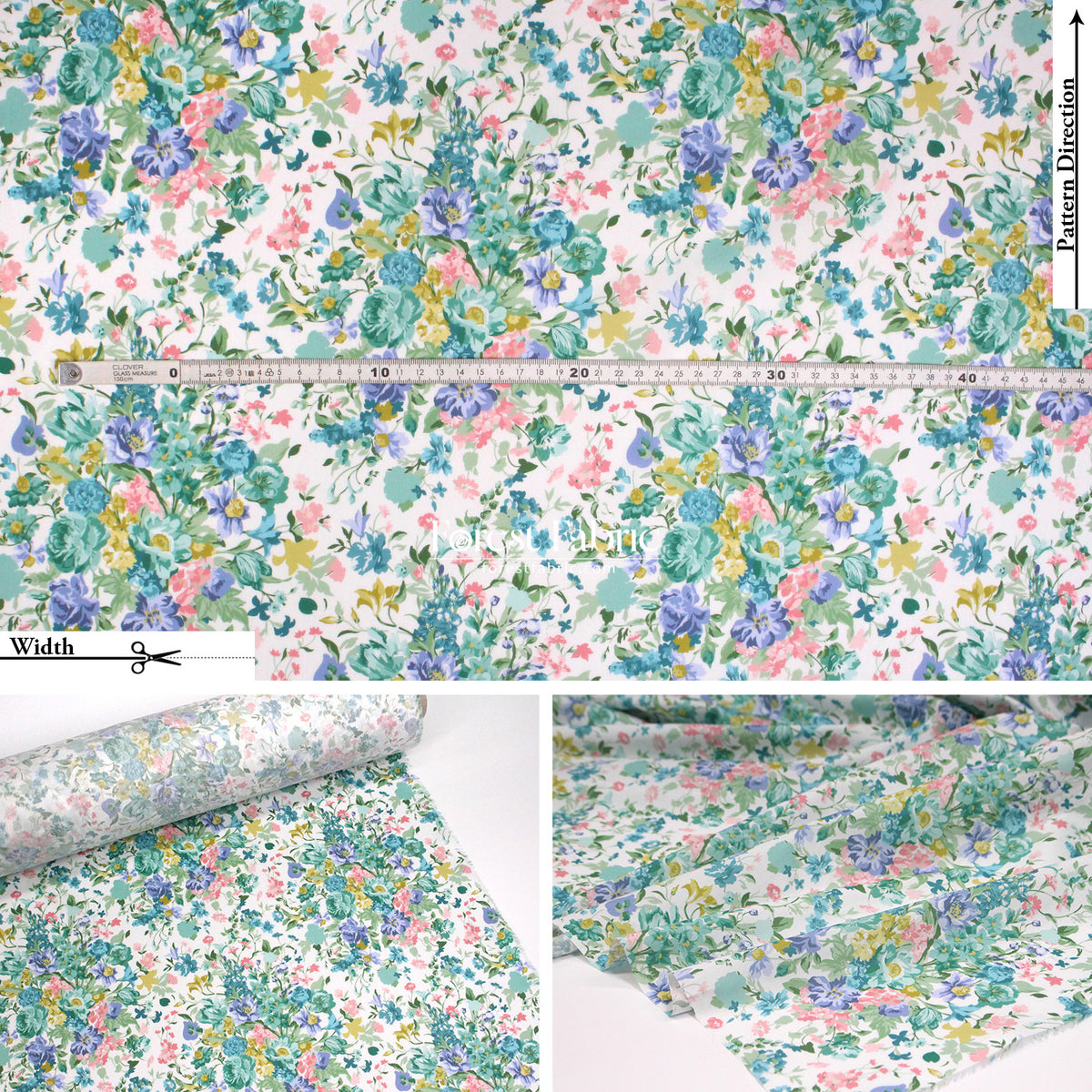 Liberty of London (Cotton Tana Lawn Fabric) - Bouquet Parade Bespoke
