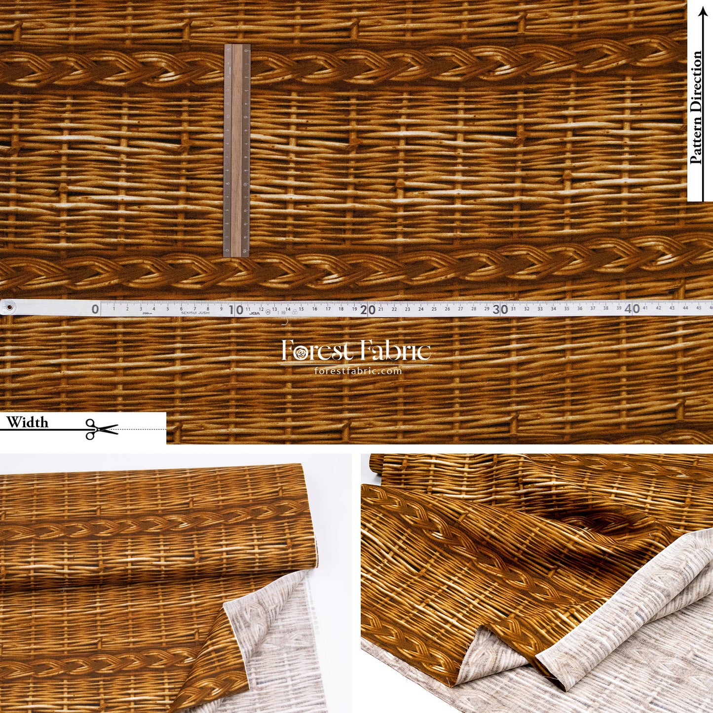 oxford - Faux Rattan fabric