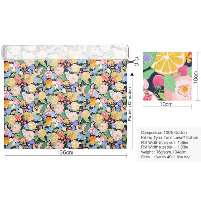 Liberty of London (Cotton Tana Lawn Fabric) -  Jillie