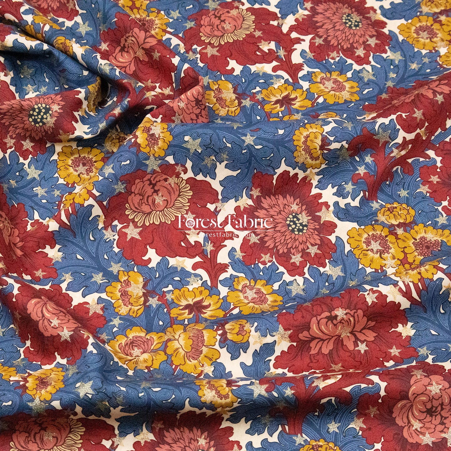 Liberty of London (Cotton Tana Lawn Fabric) - December Day Star