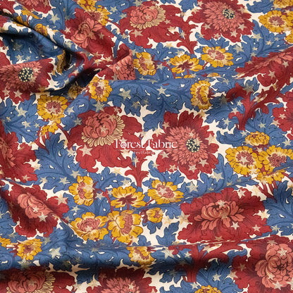 Liberty of London (Cotton Tana Lawn Fabric) - December Day Star