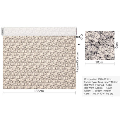 Liberty of London (Cotton Tana Lawn Fabric) - Penelope's Dance