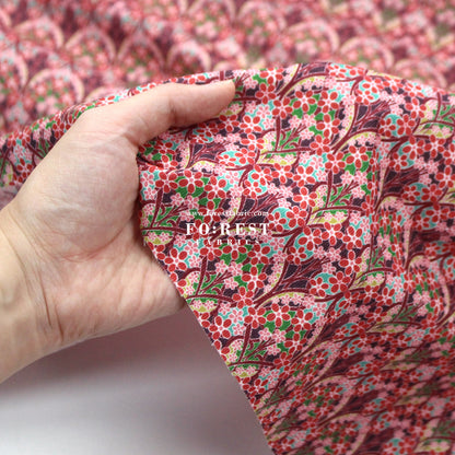 Liberty of London (28w Corduroy Fabric) - Iona Flower