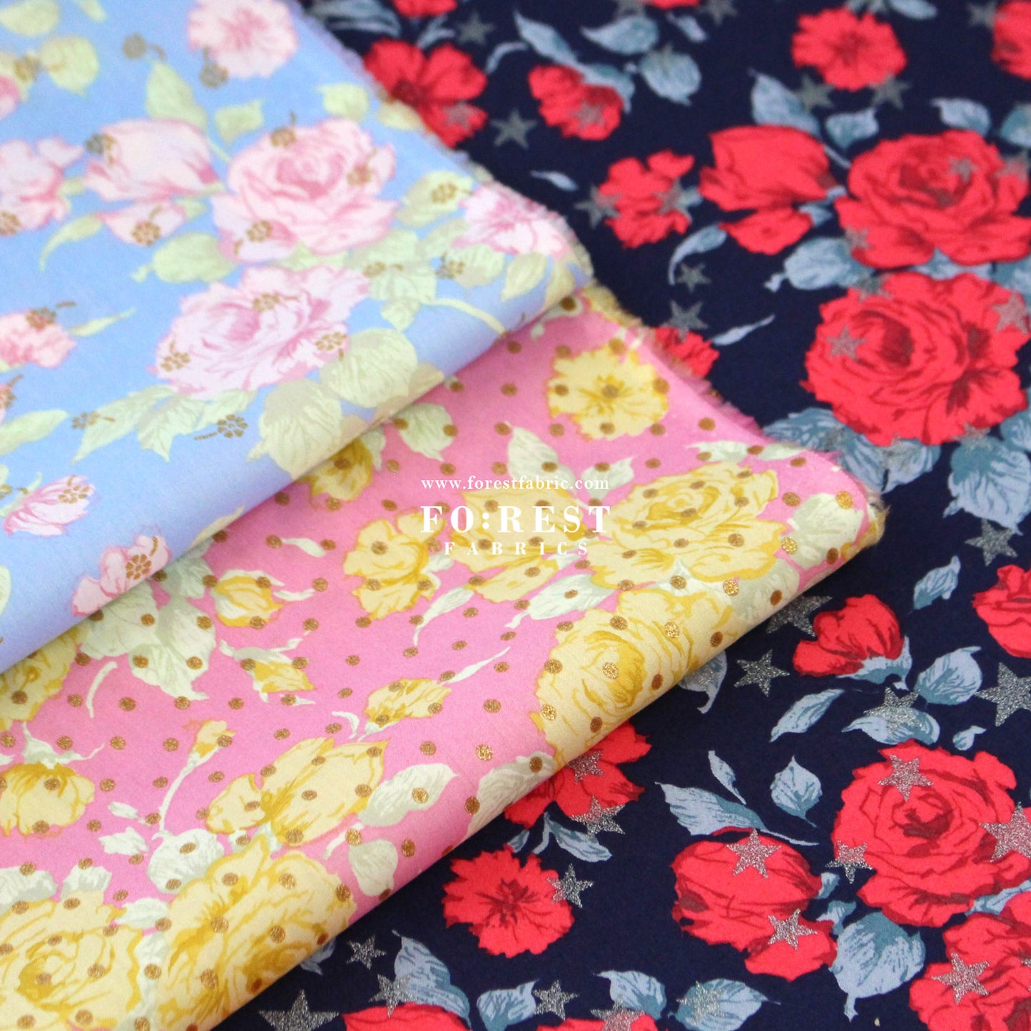 Liberty of London (Cotton Tana Lawn Fabric) - Carline Love Blossom