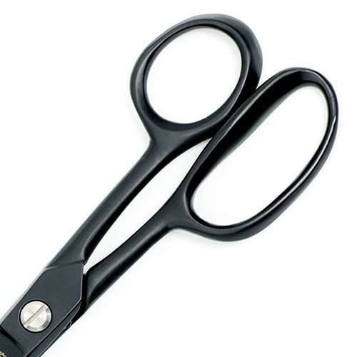 8" WILKINSON BLack Leather Shears Scissors 黑皮革剪刀 - FO:REST Fabric 布恩堂Liberty fabrictana lawnjapanese fabricykk zipper