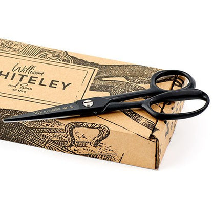 8" WILKINSON BLack Leather Shears Scissors 黑皮革剪刀 - FO:REST Fabric 布恩堂Liberty fabrictana lawnjapanese fabricykk zipper