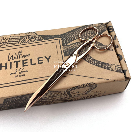 8” WILKINSON Rose Gold Plated Fabric Shears Scissors 剪刀 - FO:REST Fabric 布恩堂Liberty fabrictana lawnjapanese fabricykk zipper