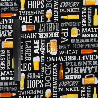 cotton - Beer fabric