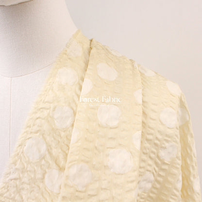 Seersucker cotton - Dot fabric